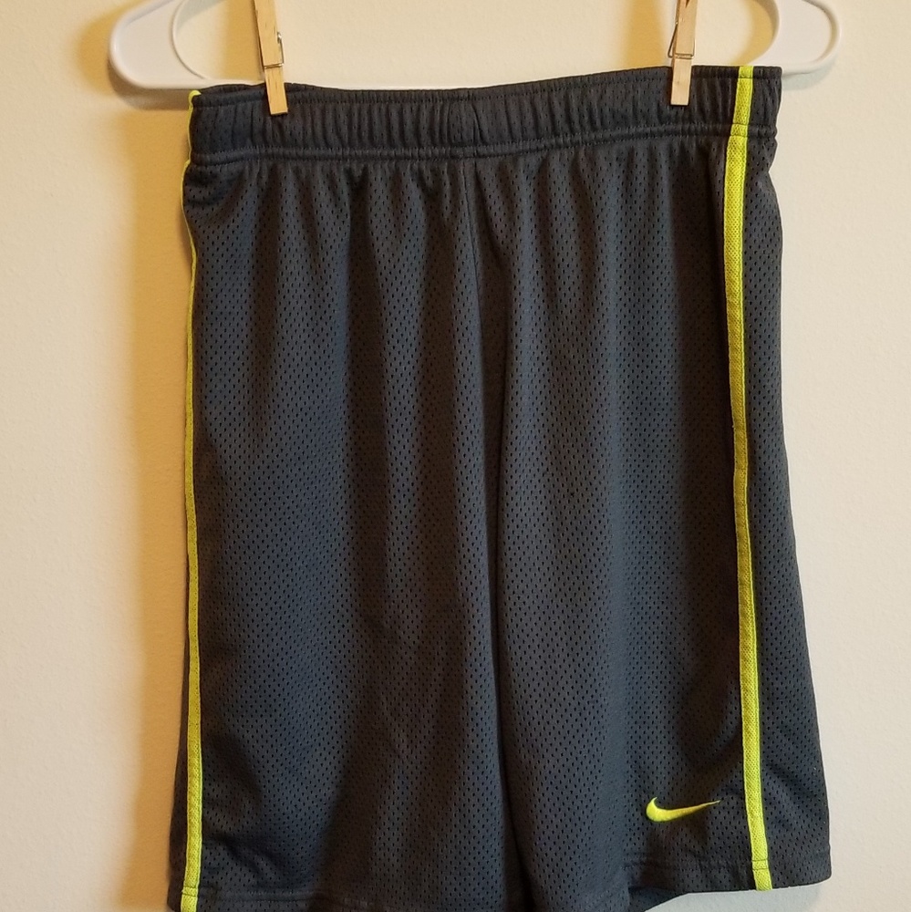 2 pair Boys size L Nike shorts